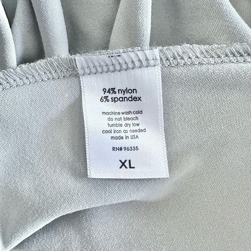 Susana Monaco One Shoulder Cutout Ruched Body-Con Dress, Light Gray, XL - Picture 6 of 7